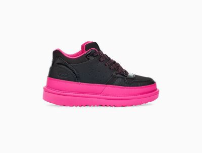 UGG Highland Big Kids Sneakers Black/Pink - AU 165MV